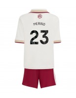 Arsenal Mikel Merino #23 Kolmaspaita Lasten 2025-26 Lyhythihainen (+ shortsit)